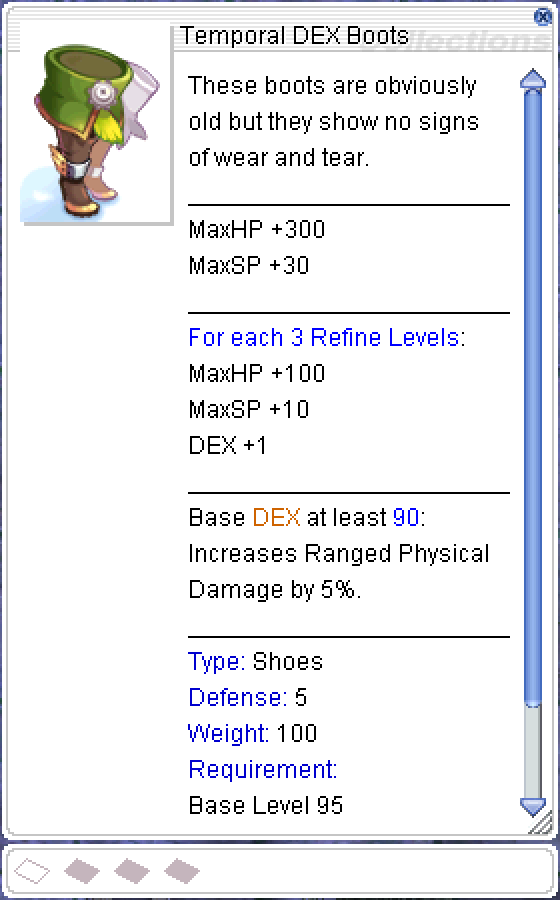 Temporal DEX Boots