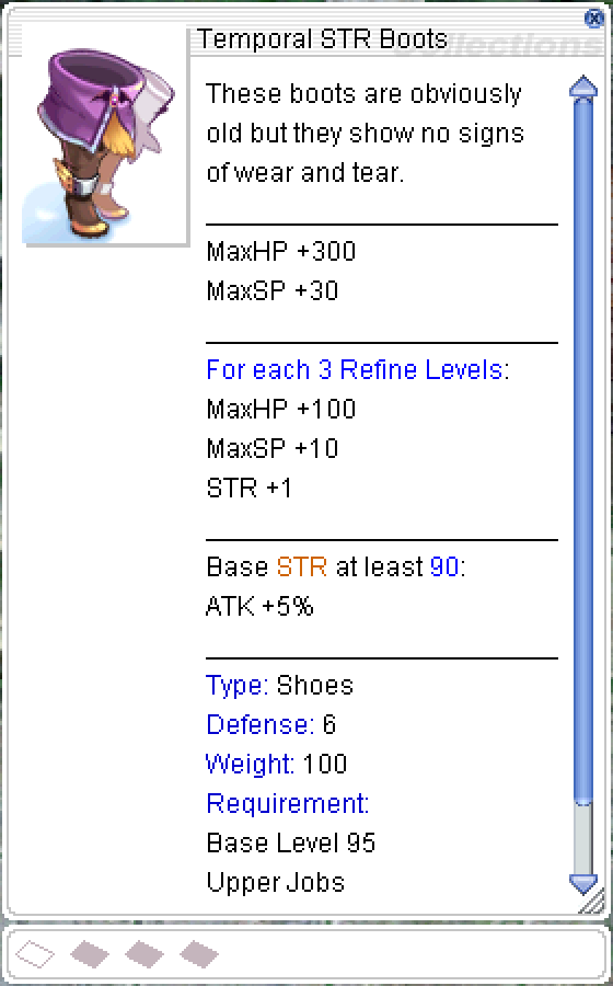 Temporal STR Boots