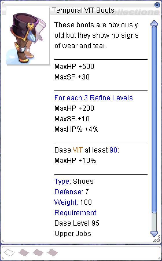 Temporal VIT Boots