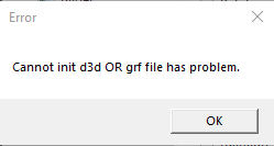 Gepard cannot init error